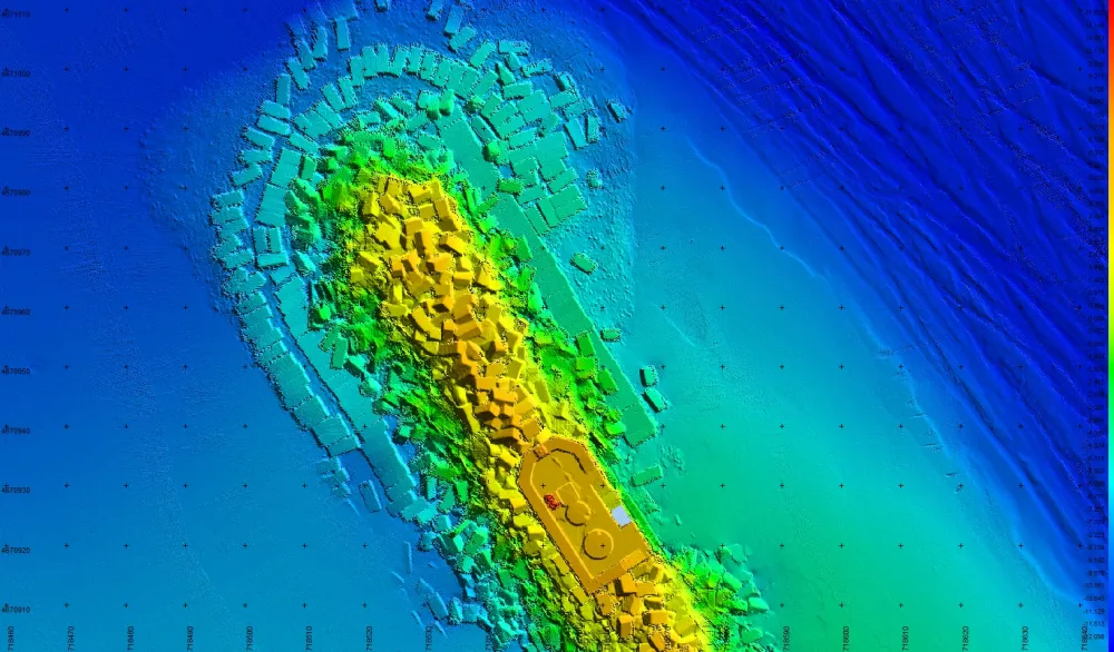 Bathymetry Breakwater