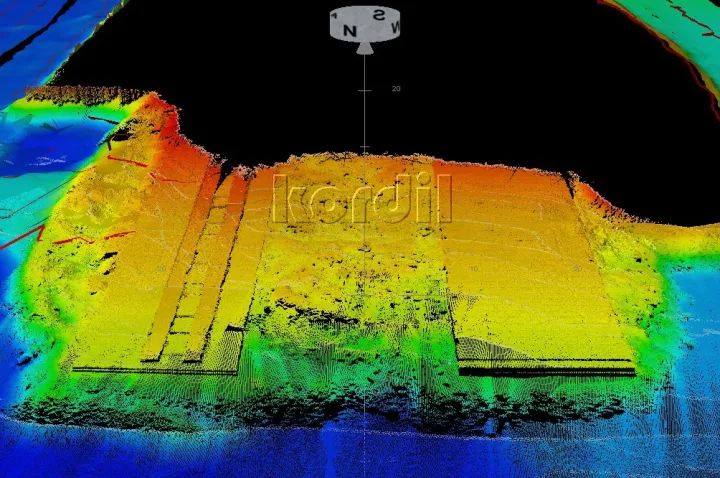 Kordil bathymetric survey and seabed mapping example 1